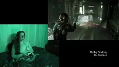 Reproduzir Morena BBW descobre peitos grandes para Naked Deadspace Play Through parte 8