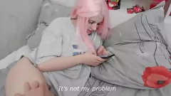 Play Hard to Get Teen Gets Dick in Pussy - Cute 18yo Bubblegum Blowjob