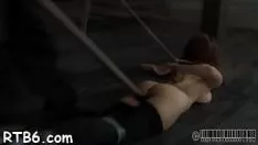 Vampiro impressionante tendo um clímax