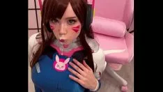 Tiktoker missy coturn out d.va von o'erview und saugt den Gumshoe durch den Nervus Facialis ein